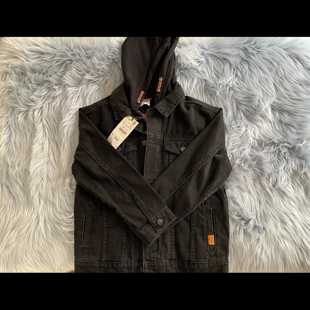 Boys Zara Jean Jacket with Hood